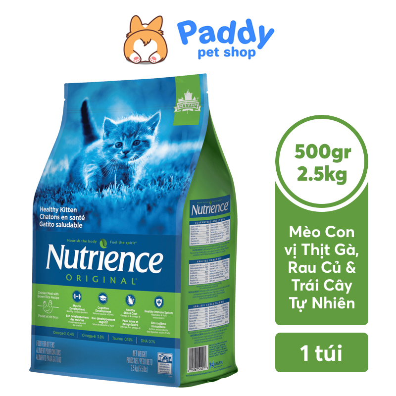 Hạt Nutrience Kitten Cho Mèo Con - Gà & Rau Củ Quả
