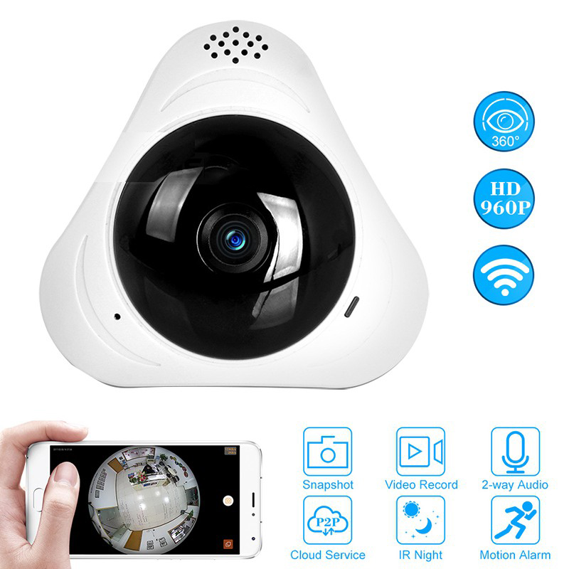 Camera Yoosee wifi ốp trần - Quay Panorama 360 toàn cảnh HD + THẺ NHỚ 32GB