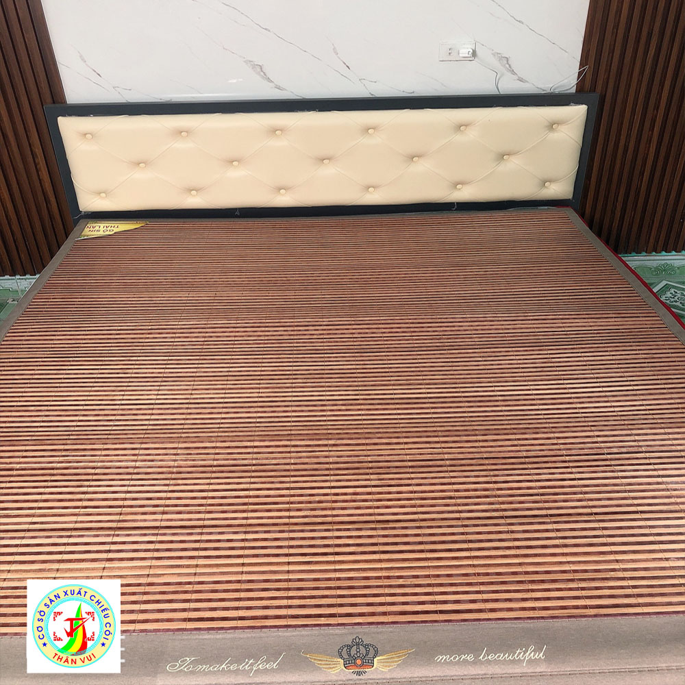Chiếu Trúc Vân Gỗ Sịn Thái Lan Cao Cấp_Hàng nhập khẩu (CAM KẾT Y HÌNH) (Không p hàng chợ) (Không vỏ gối)