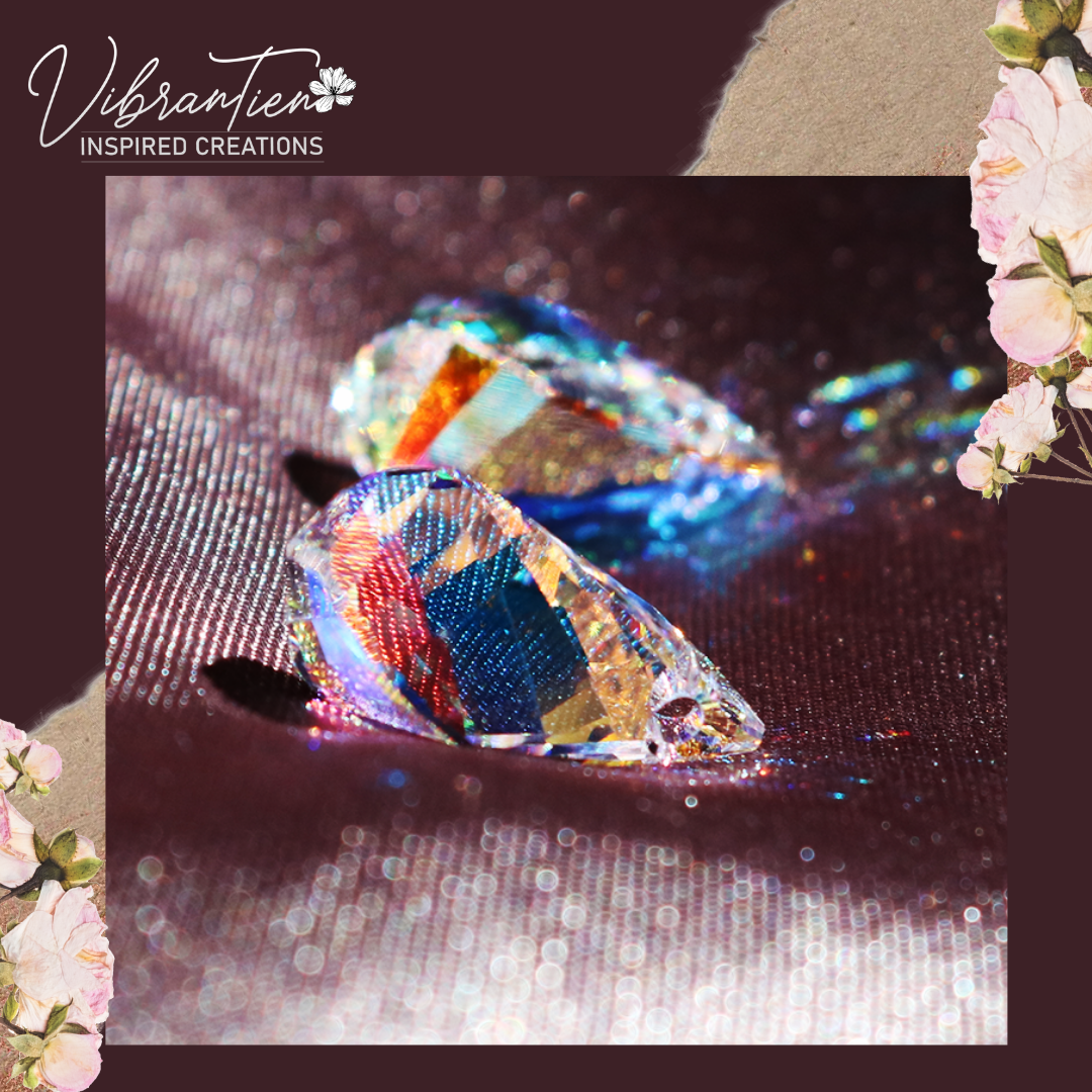 [Pha lê Swarovski Vibrantien] Mặt dây chuyền Helix 18 ly