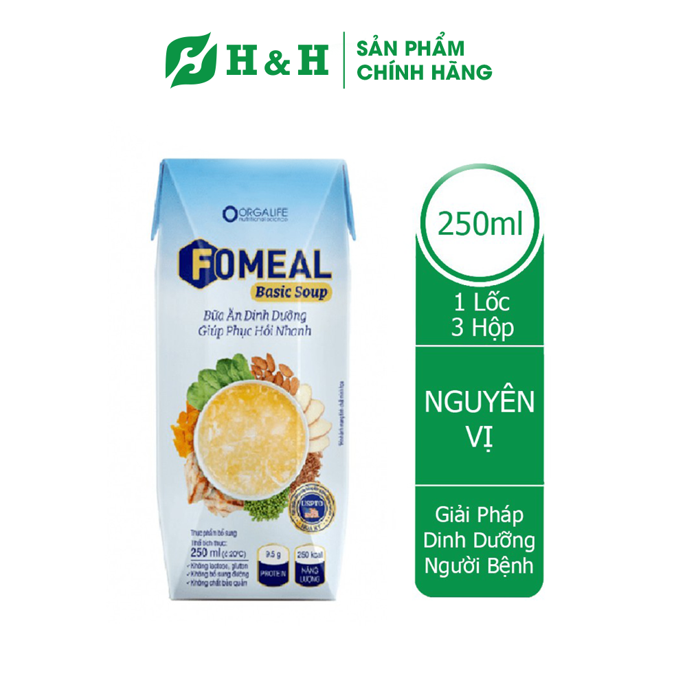 Thực phẩm dinh dưỡng Y học Fomeal Basic Soup - Giải pháp dinh dưỡng giúp nâng cao thể trạng