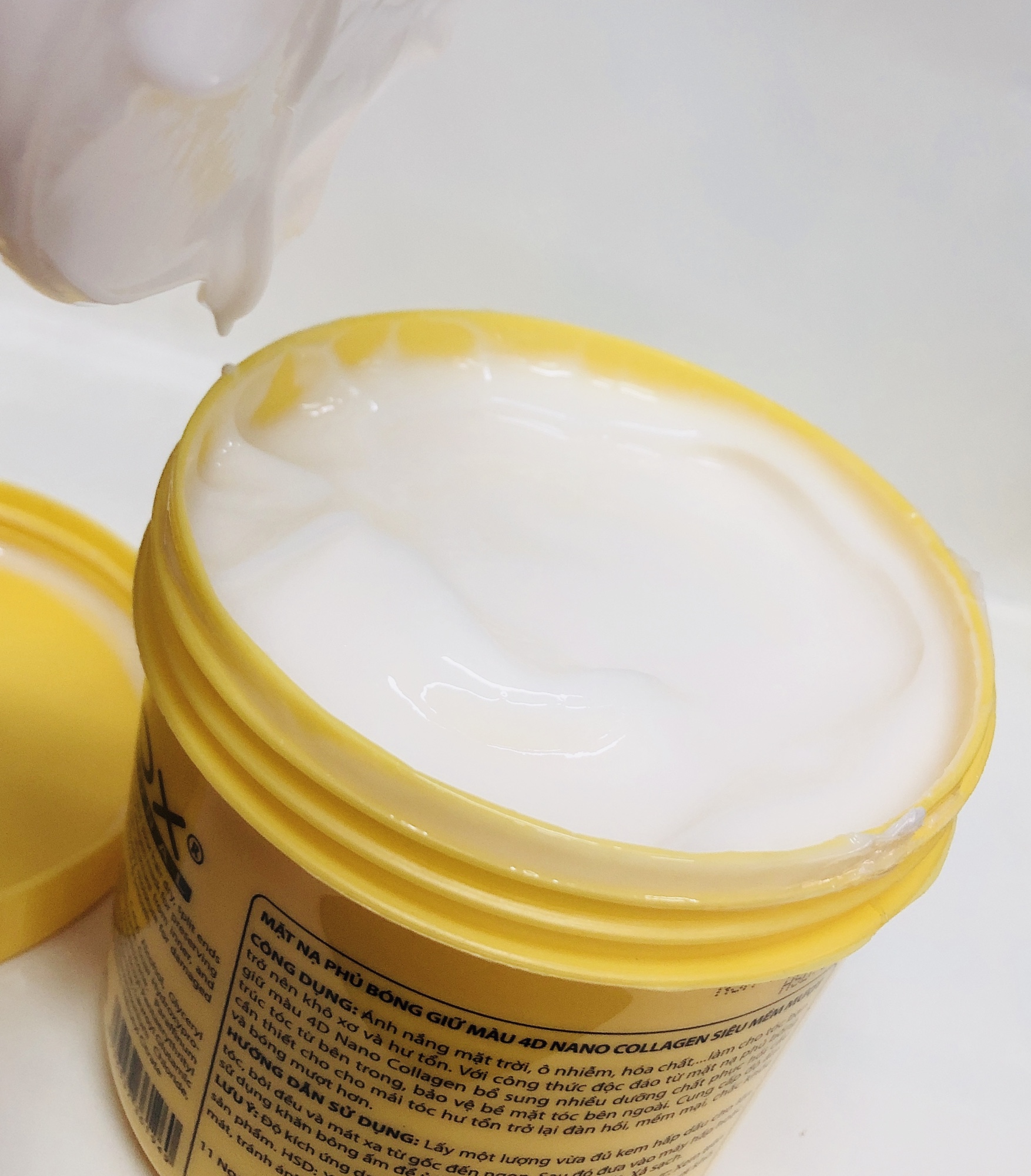 Dầu Hấp Tóc Kem Ủ Tóc Lavox Giữ Màu Tóc Nhuộm 500ml