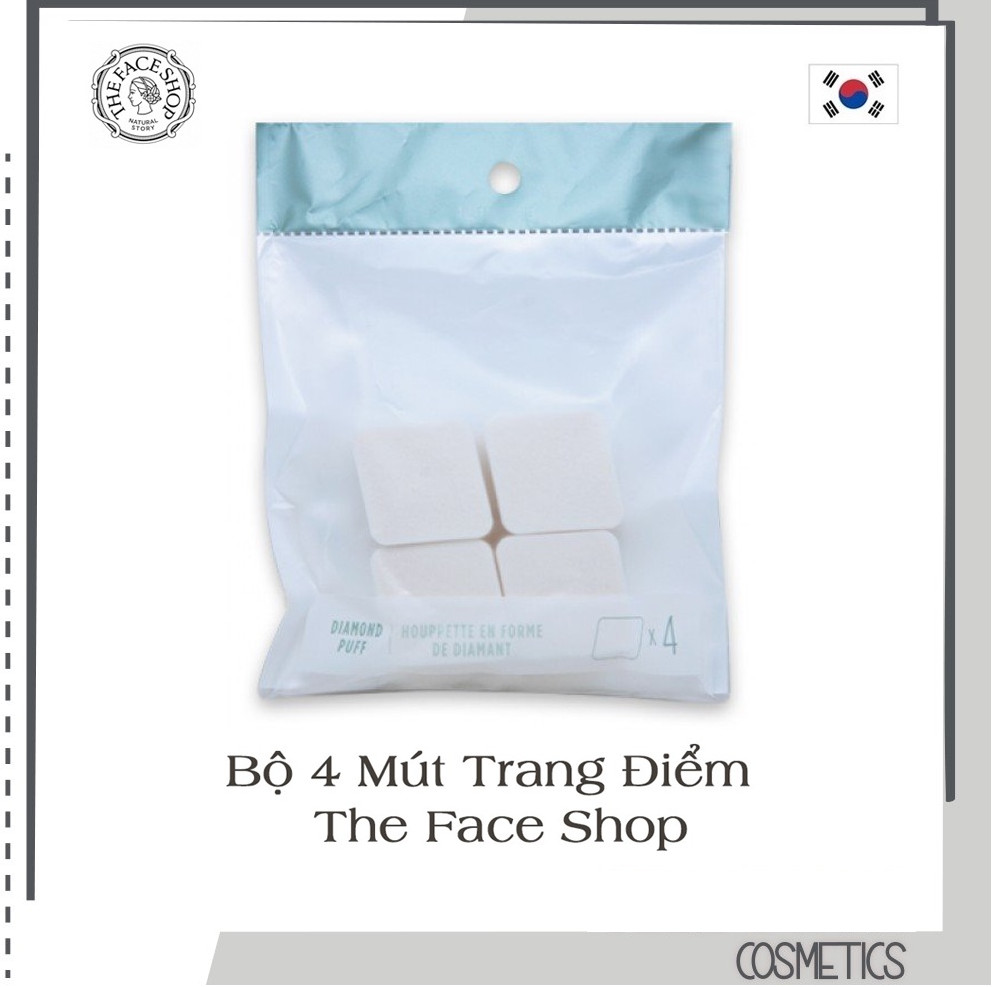 Mút tán nền The Face Shop 4 miếng
