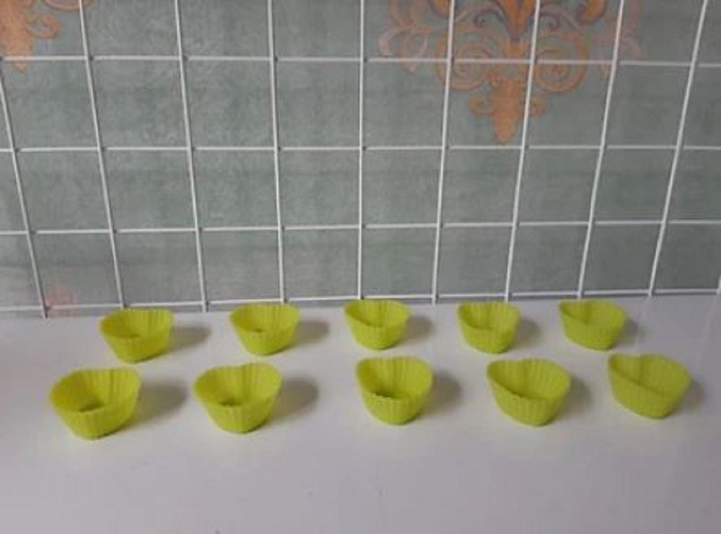 Bộ 10 khuôn silicon 3,5cm hình trái tim