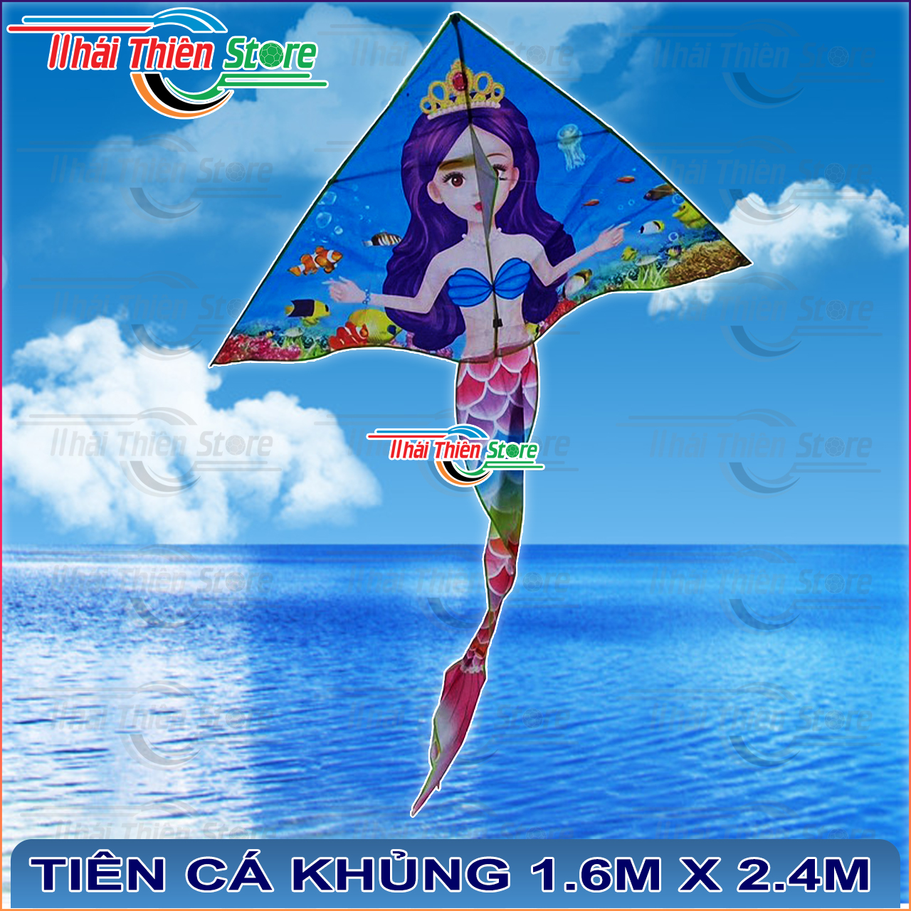 Diều Nàng Tiên Cá Khổng Lồ