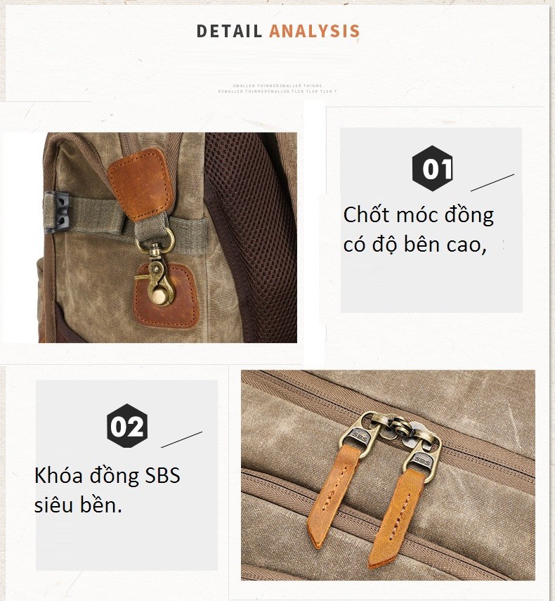[HCM]Balo máy ảnh Canvas Batik.BK_3040.