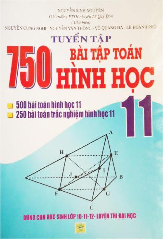Mua Tuyển tập 750 bài tập toán hình học lớp 11
