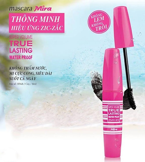 [HCM]Mascara Mira Chống Thấm Nước 8ml Super Volume True Lasting Water Proof
