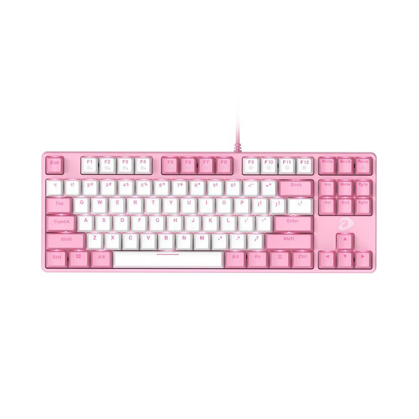 Bàn Phím Cơ Dareu EK87 Pink White - Hàng