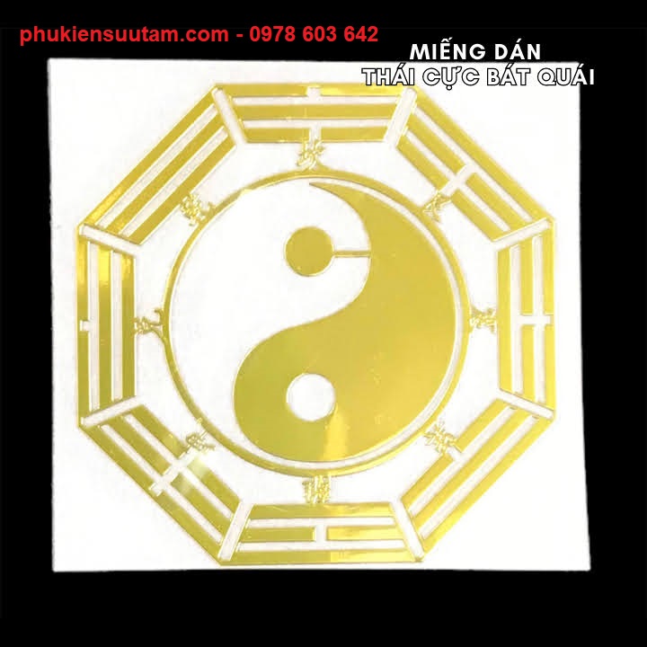 Miếng dán hình thái cực bát quái - sp006176