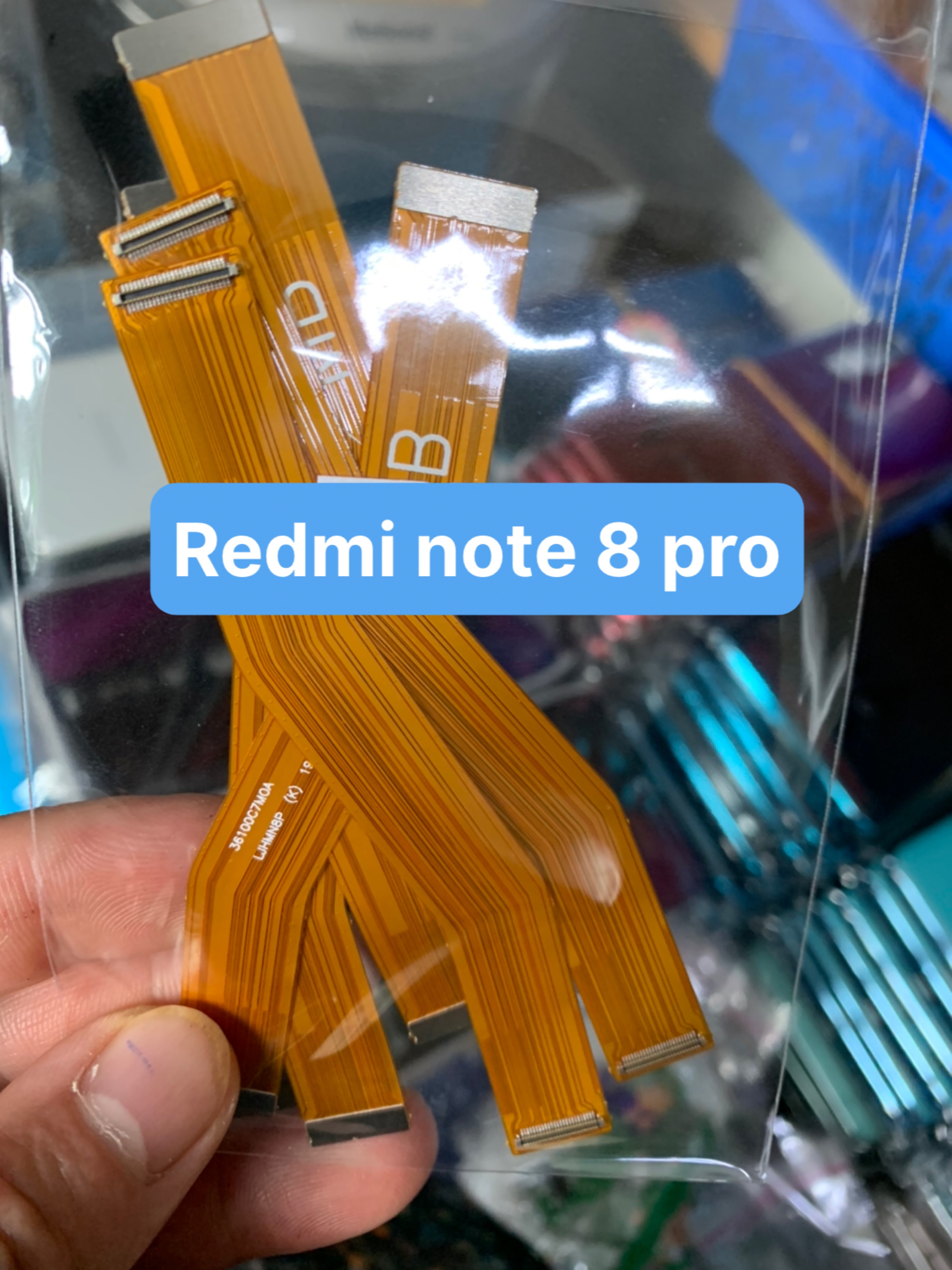 Cáp nối main, cáp nối bo sạc zin redmi note 8 pro