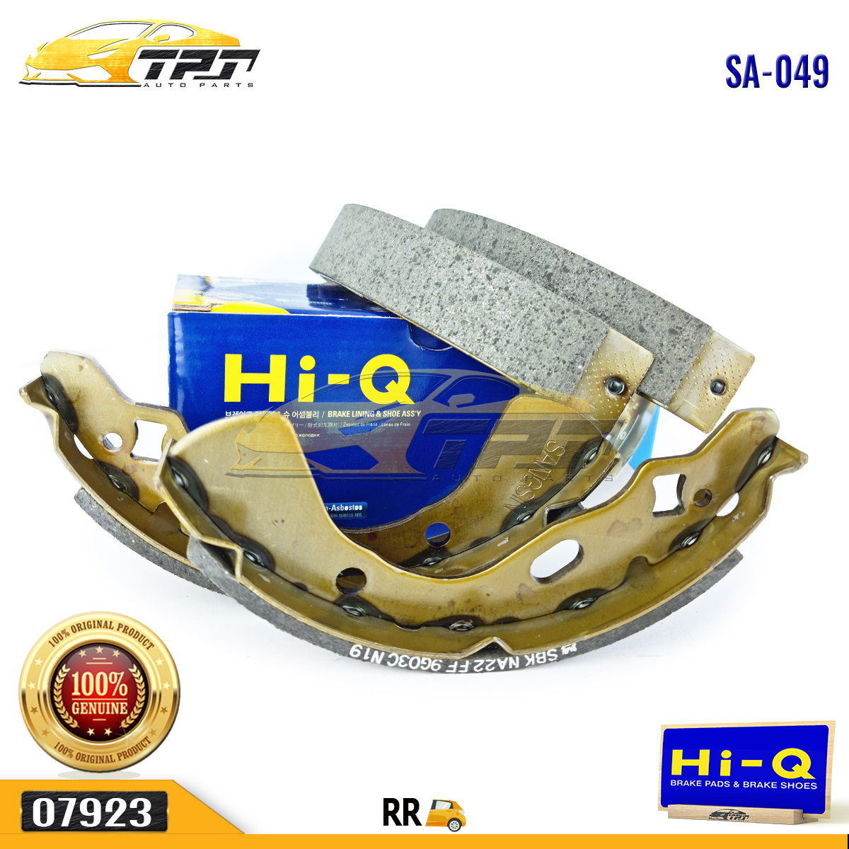 Bố Thắng Sau / Guốc Phanh Sau Kia Pride [SA049] KOREA-[Hi-Q]