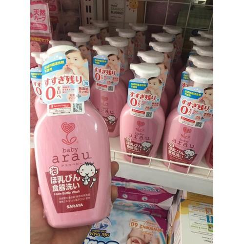 Nước rửa bình sữa Arau Baby chai 500ml