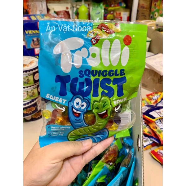 Kẹo Dẻo Trolli Squiggles gói 100gr