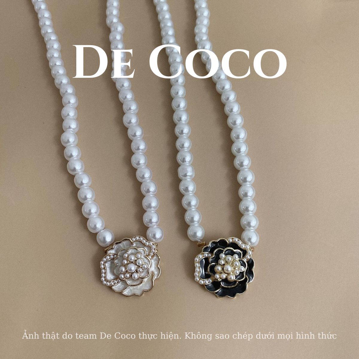 Vòng cổ choker ngọc trai Rosella De Coco