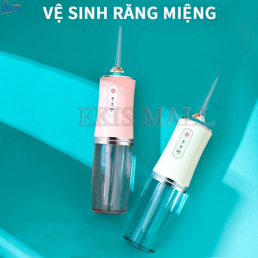 Máy Tăm Nước Vệ Sinh Răng Miệng 4 Đầu