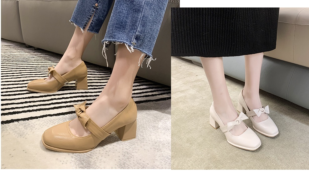 [CAO CẤP] Giày loafer đế vuông 5 phân da trơn khóa chữ cao cấp thon gọn thoải mái khi mang lâu S021