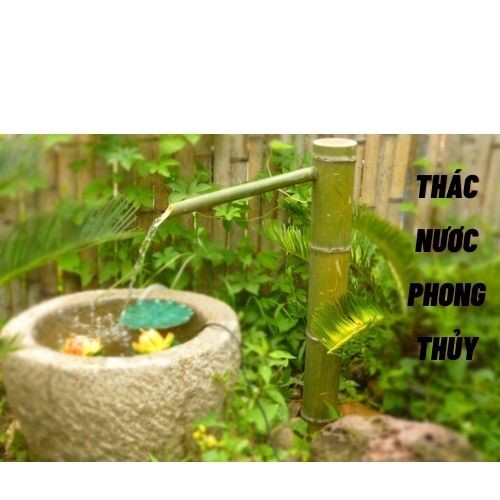 thác nước phong thủy không máy bơm