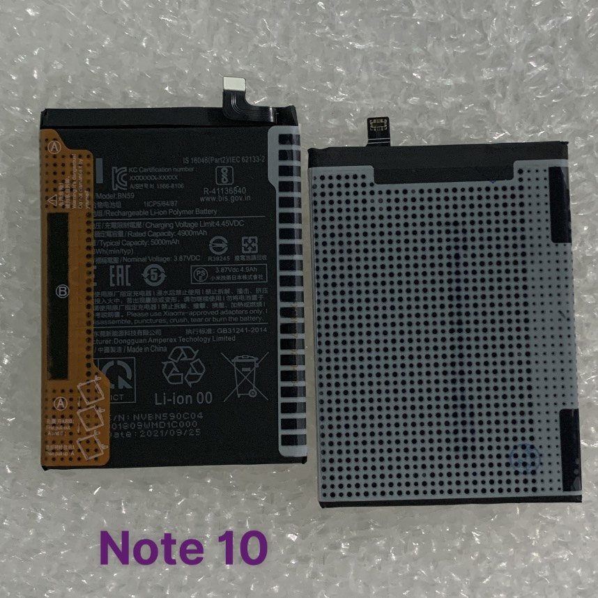Pin Xiaomi Redmi Note 10 4G / Note 10S /BN59 zin new 100% 5000mAh