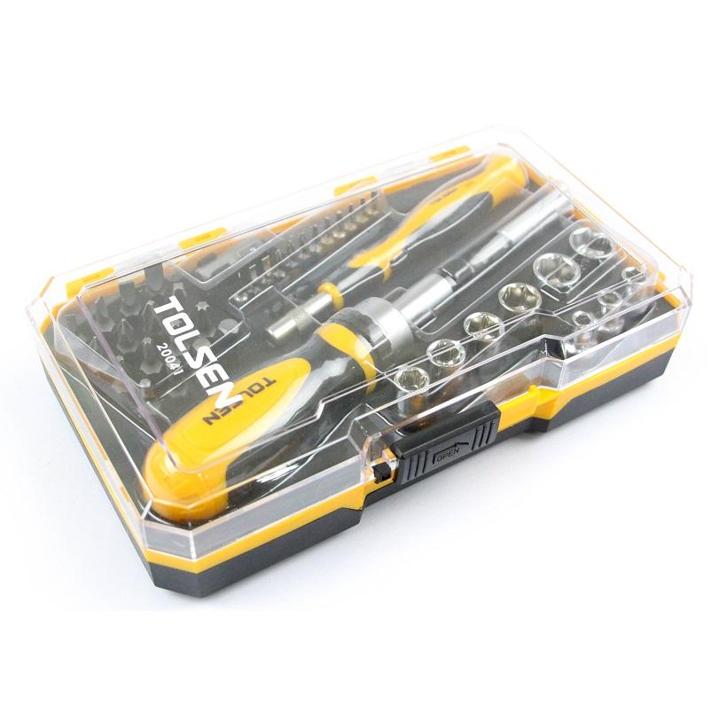 BỘ VÍT TÍP 42 MÓN TOLSEN- 16pcs Bits (6.35x25mm)