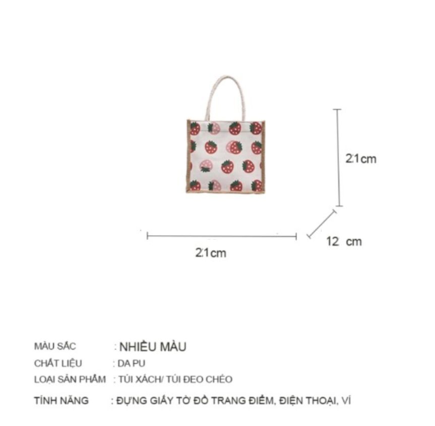 Túi cói mini hot trend