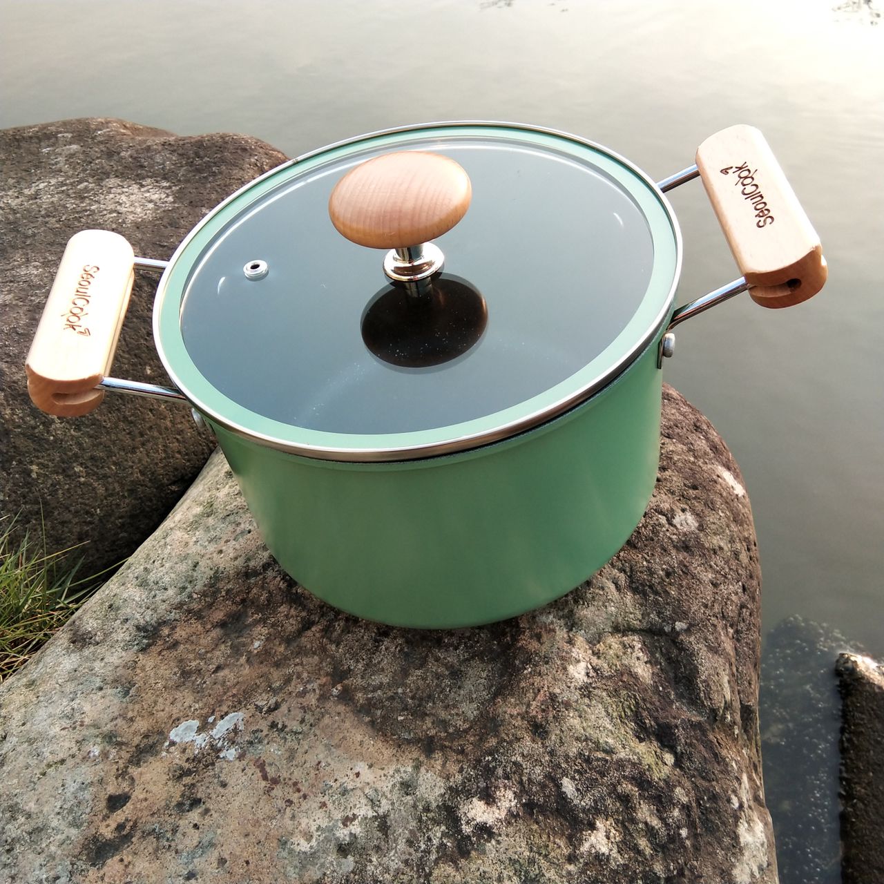 [Hoàn tiền 20%] Bộ 2 nồi quánh Seoulcook Luxury (nồi 20cm + quánh 16cm)