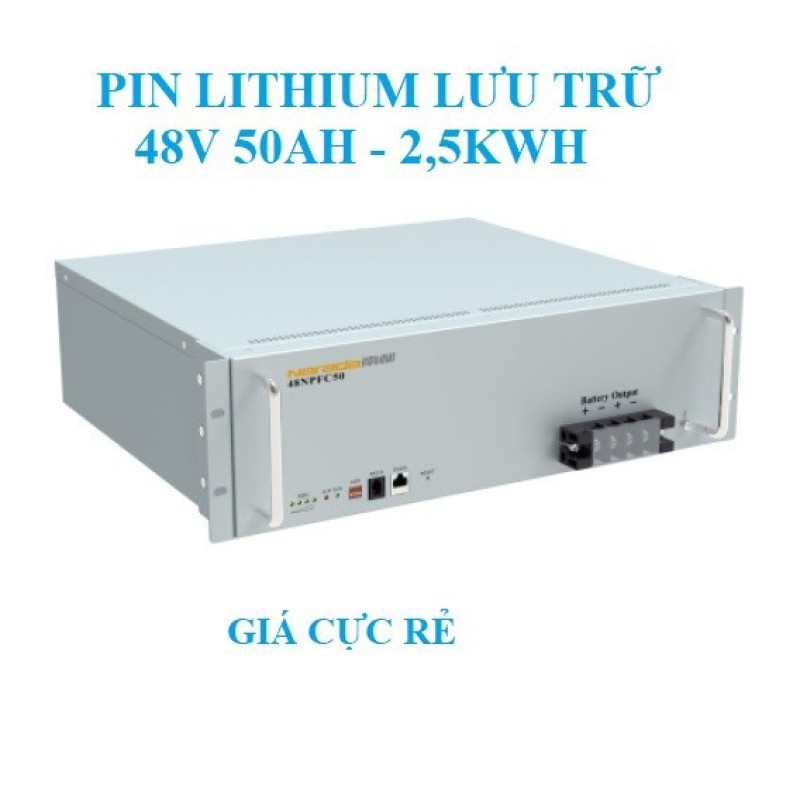 Pin LiFePO4 Narada 48V 50Ah - NARADA, Pin Lưu Trữ, Phụ Kiện Năng Lượng Mặt Trời, Pin Lithium