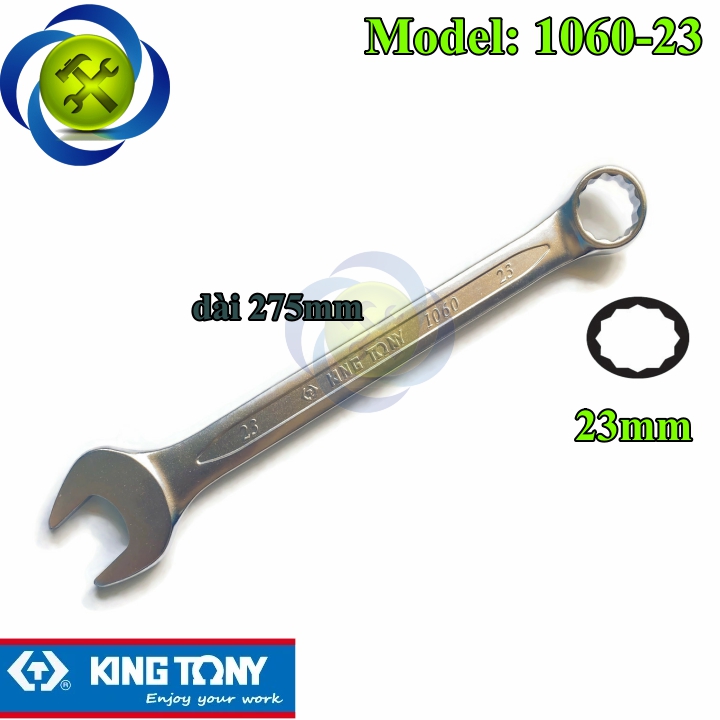 [HCM]Cờ lê vòng miệng 23mm Kingtony 1060-23 dài 275mm