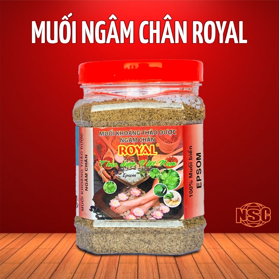 Muối khoáng thảo dược ngâm chân Royal