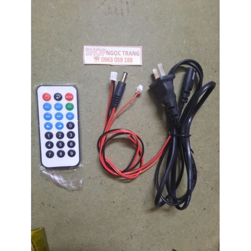 Mạch khuyếch đại âm thanh mạch loa kéo 12v -24v - có bluetooth