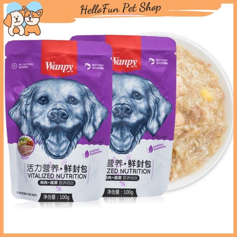 Pate cho chó Wanpy 80gr
