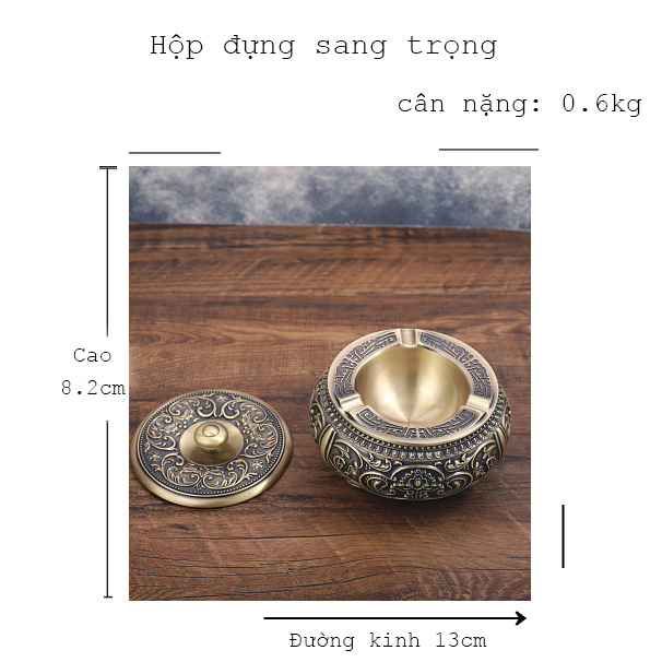 Gạt tàn cao cấp thiết kế độc đáo sang trọng