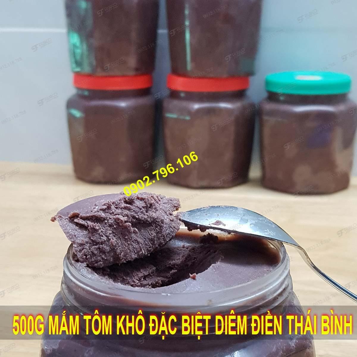 MẮM TÔM KHÔ NGON LOẠI 1 ĐẶC SẢN THÁI BÌNH MẮM TÔM ĐẶC 500G