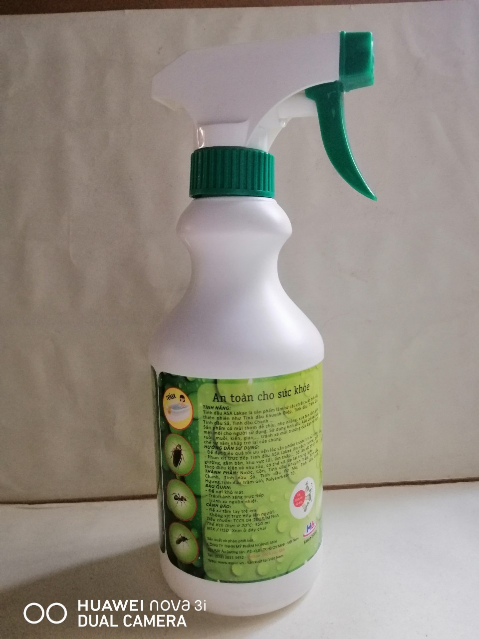 TINH DẦU XUA ĐUỔI MUỖI ASA LAKAE 350ML