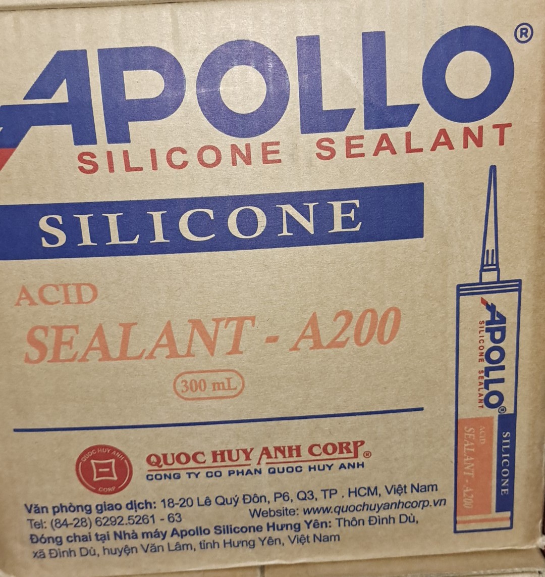1 thùng Keo silicon Apollo các loại A100, A200, A300, A500