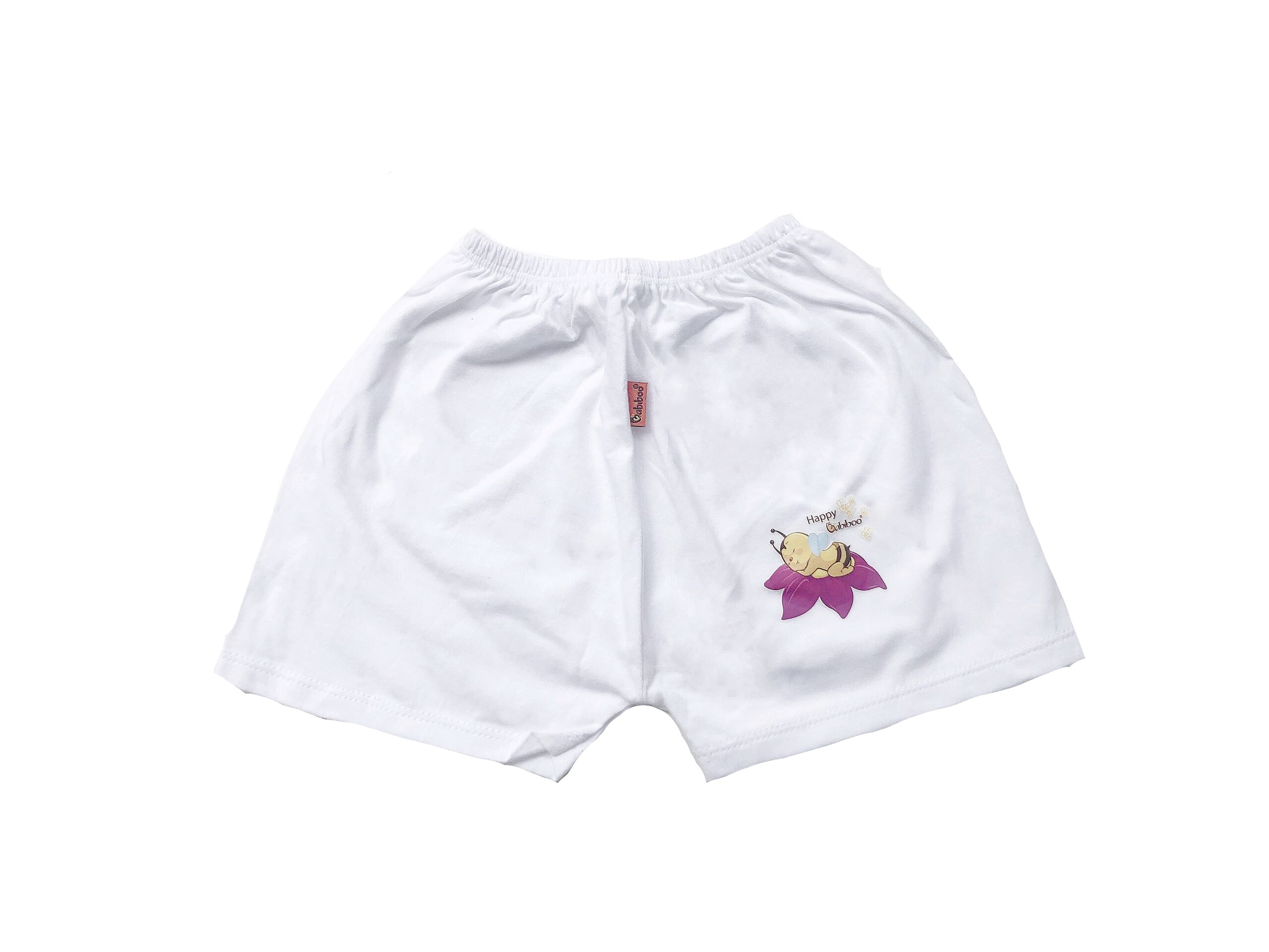 Quần ngắn cotton sơ sinh Babiboo