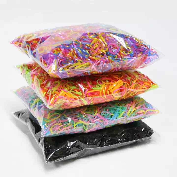 Thun cột tóc nhiều màu 100g
