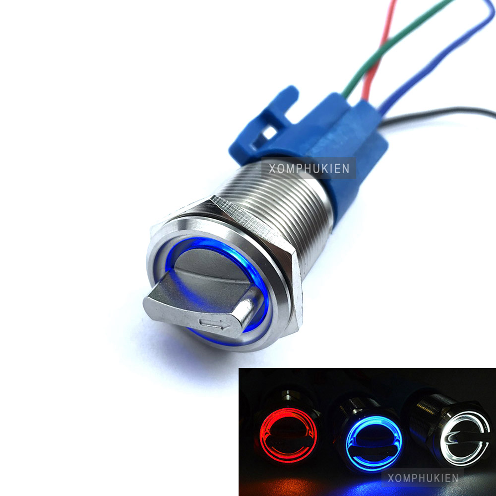 [HCM]Công Tắc Led Vặn Xoay On Off [ Led ngẫu nhiên ]