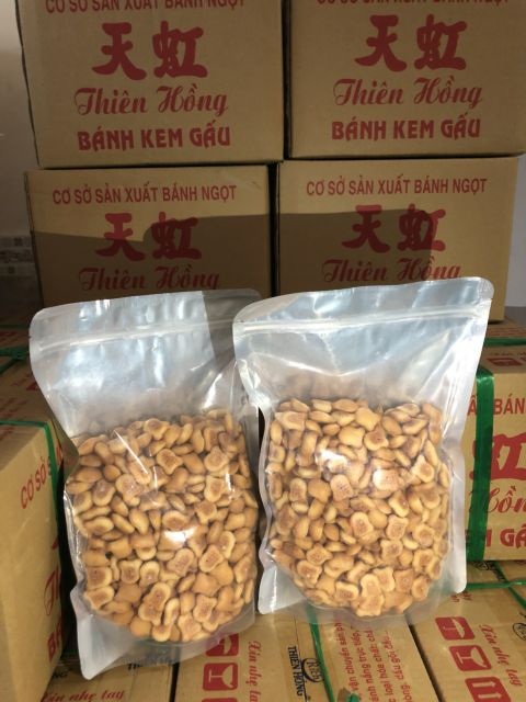 Bánh kem gấu Thiên hồng 500g