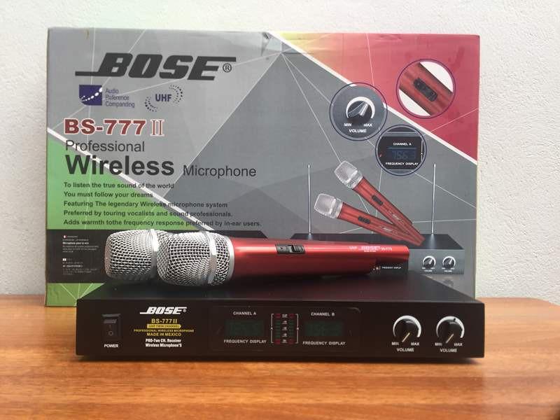 Micro không dây BS 777II- Micro Hát Karaoke Giá Sốc