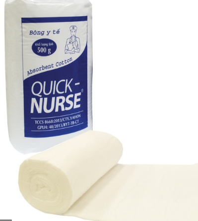 [HCM]Bông gòn y tế Quick-Nurse 50g