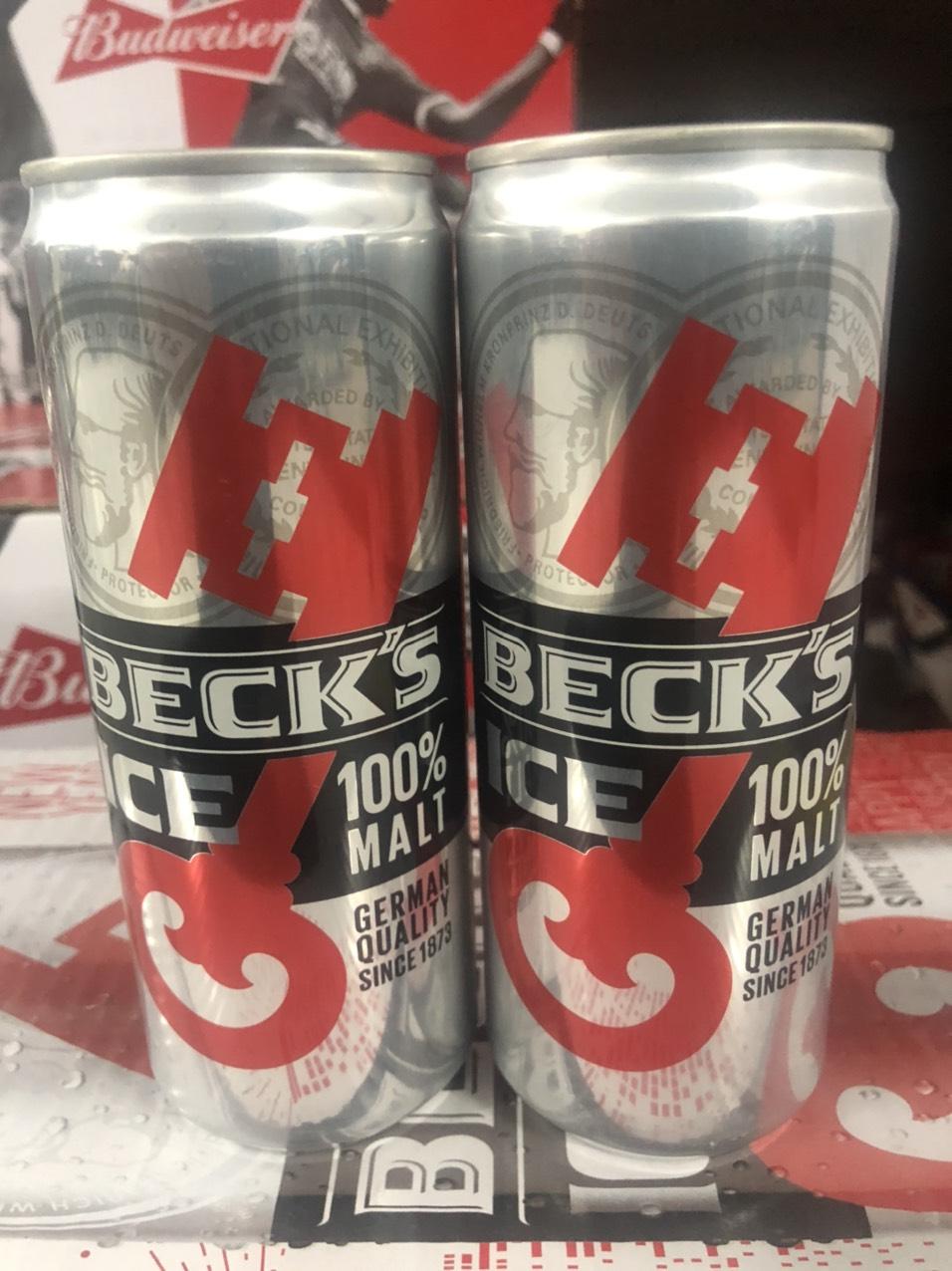 Bia Beck's Ice Thùng 24 lon (trắng)