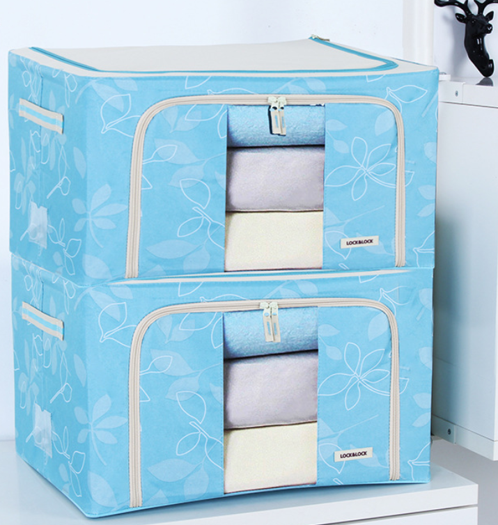 [SALE CỰC SỐC] Bộ 2 Túi Đựng Chăn Màn - CHỌN MÀU - Túi Đựng Quần Áo Khung Thép Chắc Chắn Cao Cấp Chính Hãng Amalife