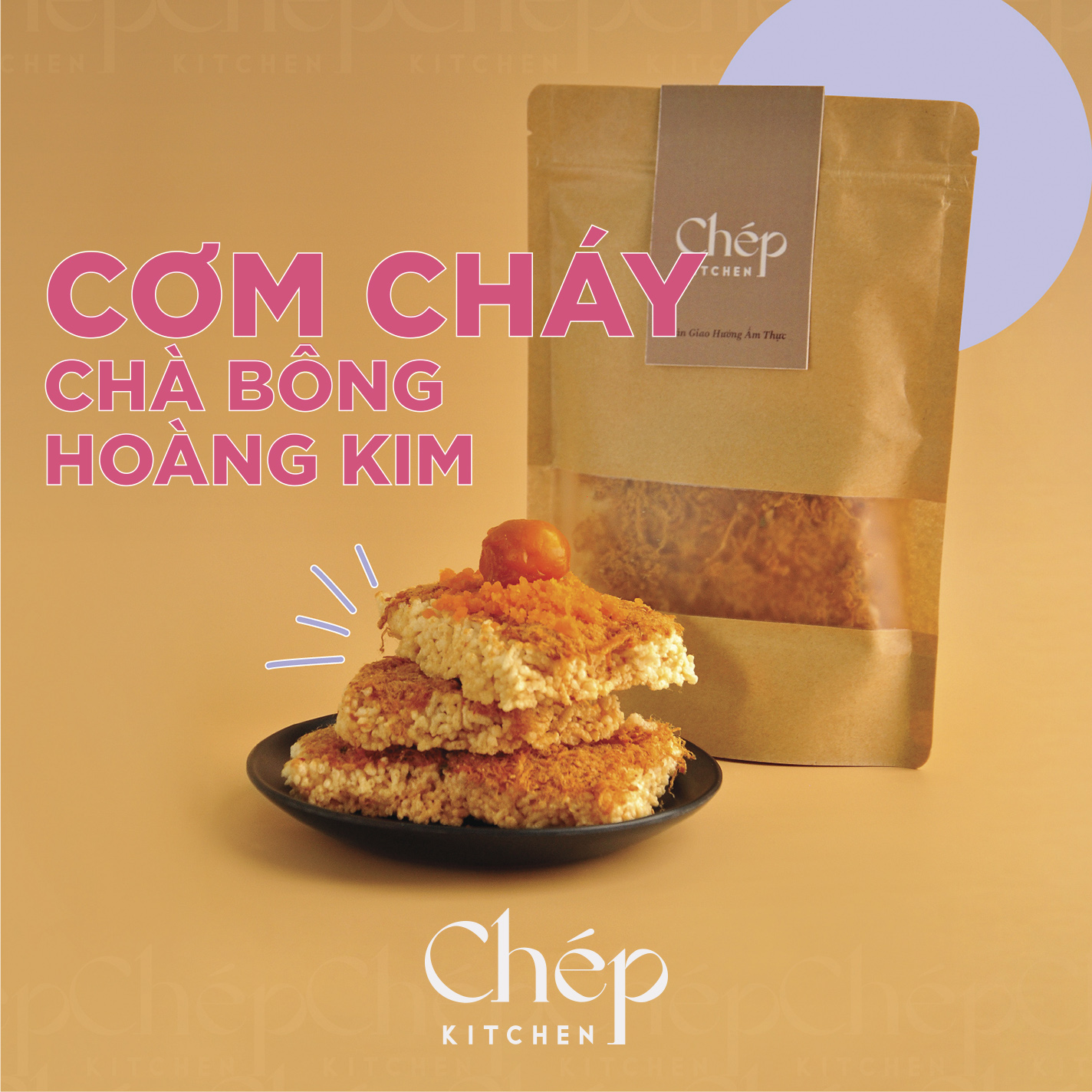 Cơm cháy chà bông trứng muối - CHÉP KITCHEN