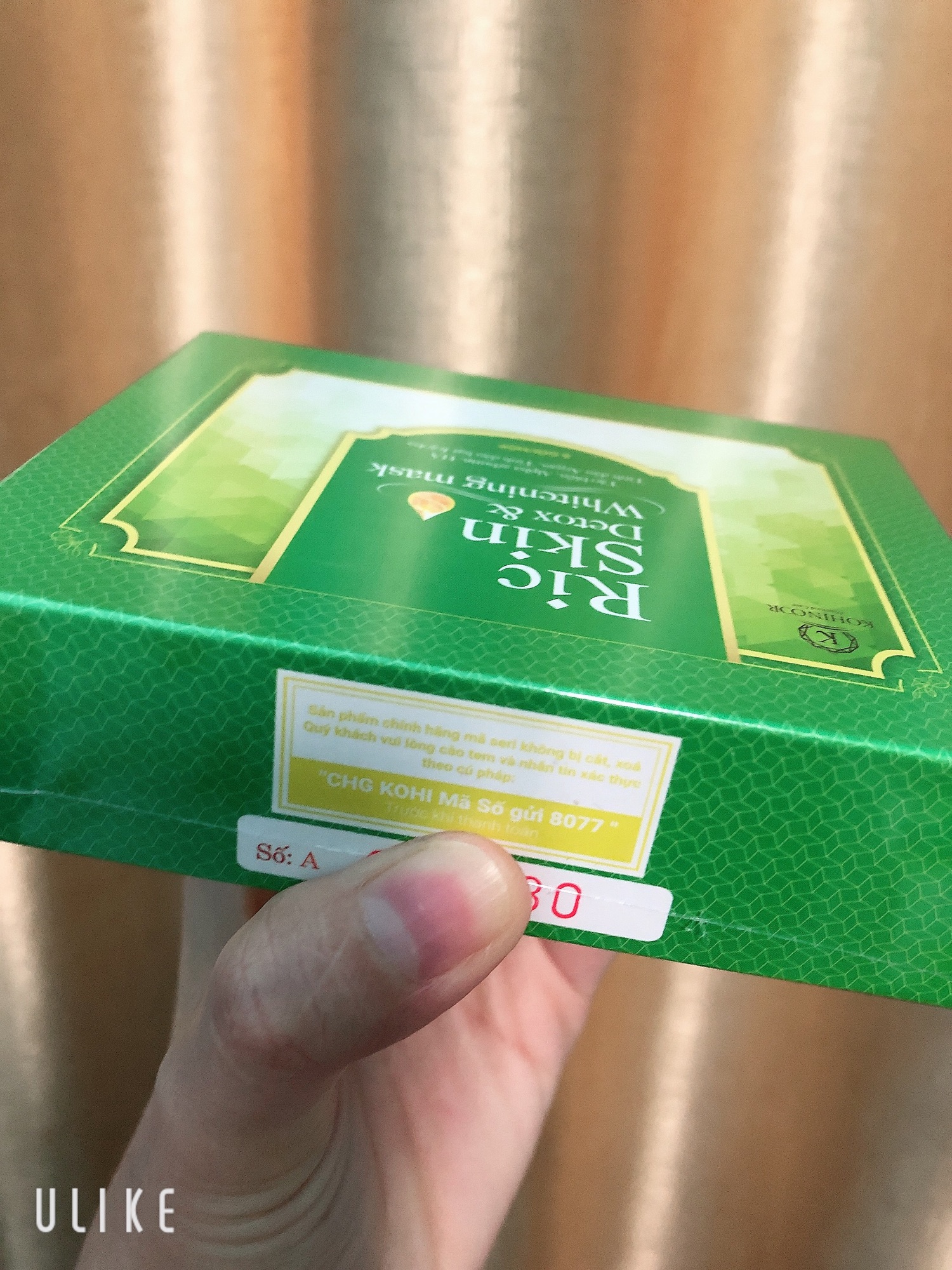 [HCM]Mặt nạ thải đôc Ric skin (1h 6 gói )