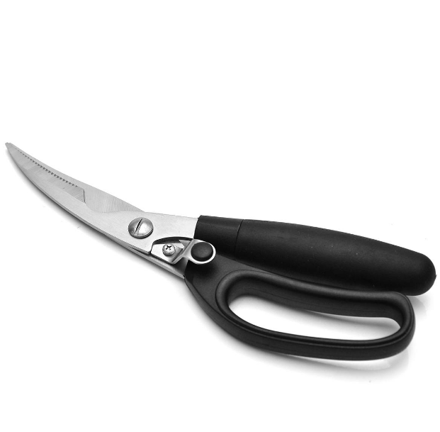 Kéo cắt gà, cắt tôm cua đa năng cán nhựa, lưỡi thép không gỉ Kitchen scissors