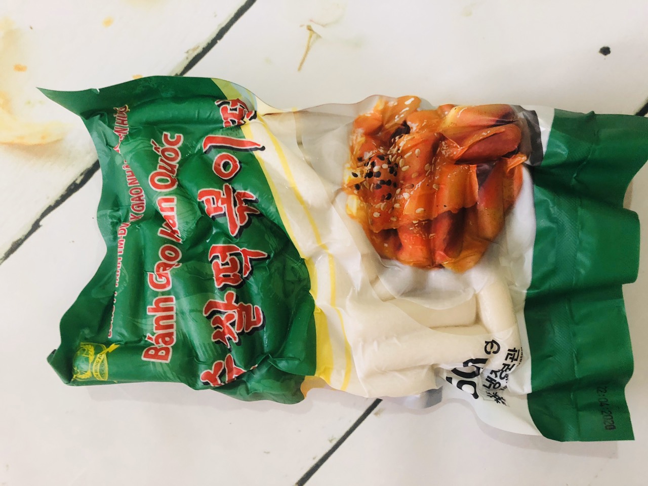 1kg bánh gạo xanh hàn quốc