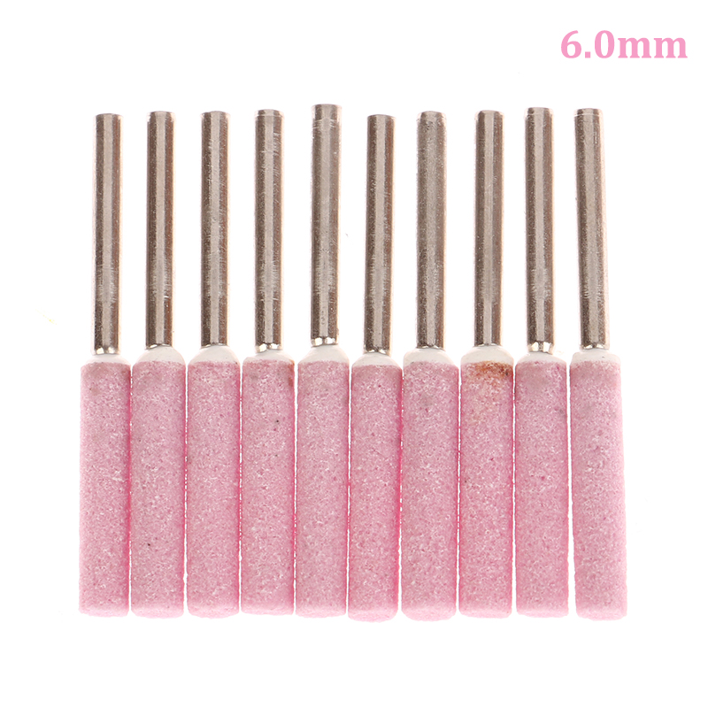 10 cái giũa đá mài cưa xích 1/4/4/8/5/6mm Bộ mài cưa xích để đánh bóng kim loại đá mài Cưa Xích