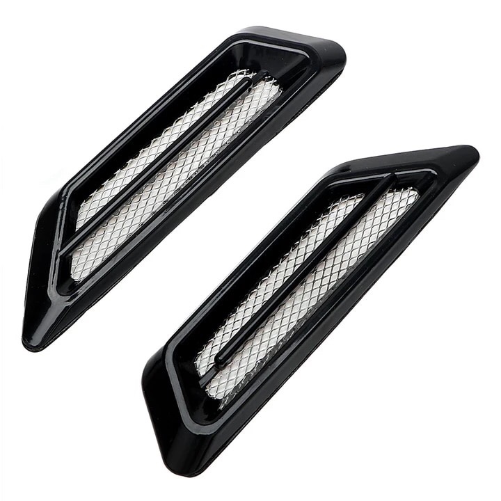 [HCM]Bộ 2 mang cá dán sườn xe ô tô MC016 (đỏ)