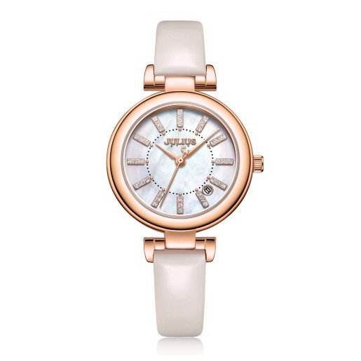 Đồng Hồ Nữ JS-016 Julius Star Hàn Quốc dây da